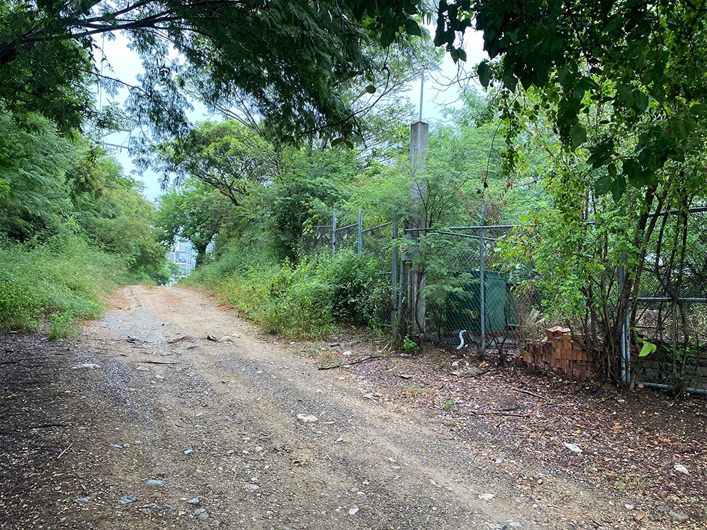 Conexión de luz en el sitio.